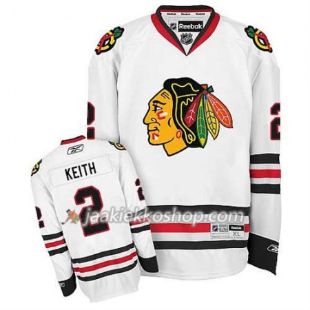 Lapsille NHL Chicago Blackhawks Pelipaita Duncan Keith #2 Premier Vieras Valkoinen