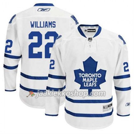 Reebok Miehille NHL Toronto Maple Leafs Pelipaita Tiger Williams #22 Vieras Valkoinen