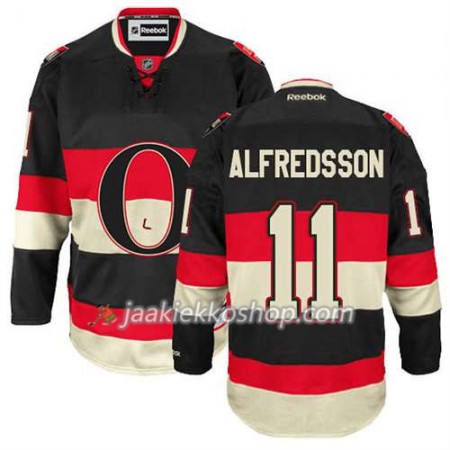 Reebok Miehille NHL Ottawa Senators Pelipaita Daniel Alfredsson #11 Uusi Kolmas Musta