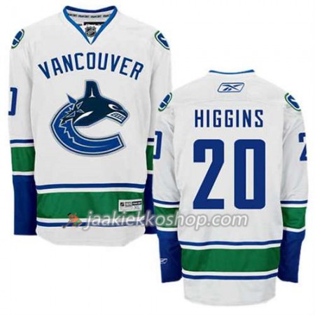 Reebok Miehille NHL Vancouver Canucks Pelipaita Chris Higgins #20 Vieras Valkoinen Reebok Miehille NHL Vancouver Canucks Pelipaita Chris Higgins #20 Vieras Valkoinen