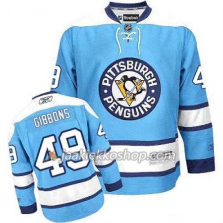 Reebok Miehille NHL Pittsburgh Penguins Pelipaita Brian Gibbons 49 Kolmas