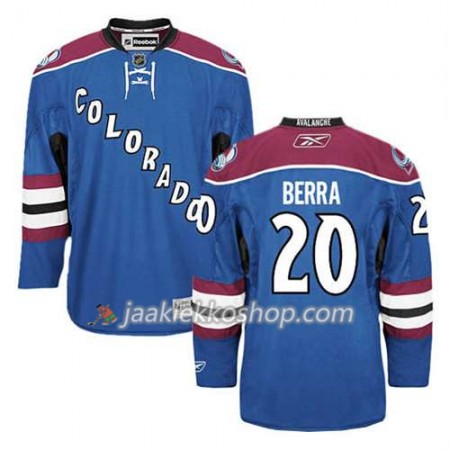Reebok Miehille NHL Colorado Avalanche Pelipaita Reto Berra #20 Kolmas Sininen