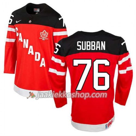 Reebok Miehille NHL Premier Kanada Team Pelipaita P.K Subban #76 100th Anniversary Punainen Paita Reebok Miehille NHL Premier Kanada Team Pelipaita P.K Subban #76 100th Anniversary Punainen Paita