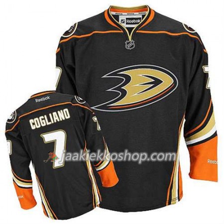 Reebok Miehille NHL Anaheim Ducks Pelipaita Andrew Cogliano #7 Kolmas Musta