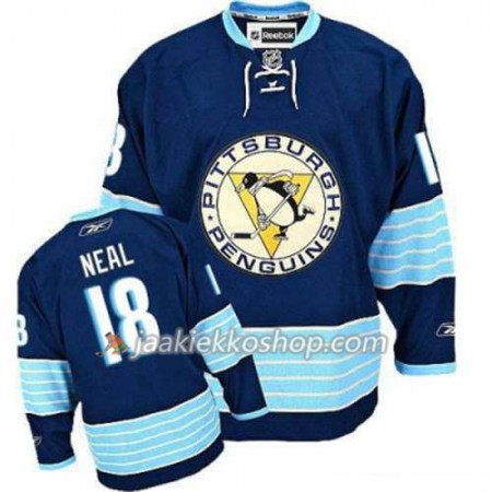 Reebok Miehille NHL Pittsburgh Penguins Pelipaita James Neal 18 Sininen Kolmas