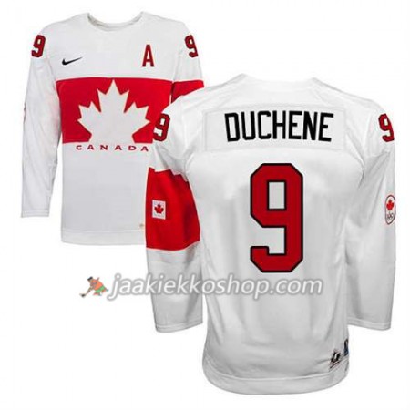 Reebok Miehille NHL Premier Kanada Team Pelipaita Matt Duchene #9 Koti Valkoinen Paita