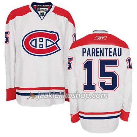 Reebok Miehille NHL Montreal Canadiens Pelipaita P. A. Parenteau #15 Vieras Valkoinen