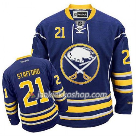 Reebok Miehille NHL Buffalo Sabres Pelipaita Drew Stafford #21 Koti Sininen