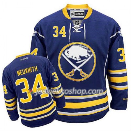 Reebok Miehille NHL Buffalo Sabres Pelipaita Michal Neuvirth #34 Koti Kulta