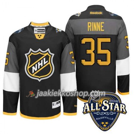 2016 All Star NHL Premier-Nashville Predators Pelipaita Pekka Rinne #35 Musta Paita