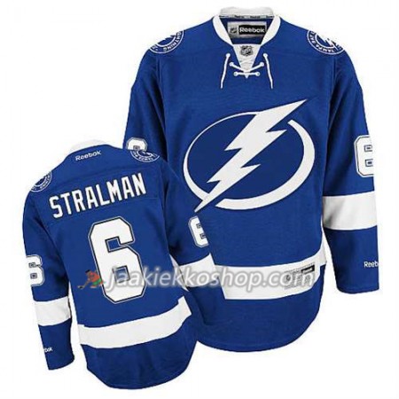 Reebok Miehille NHL Tampa Bay Lightning Pelipaita Anton Stralman #6 Koti Musta