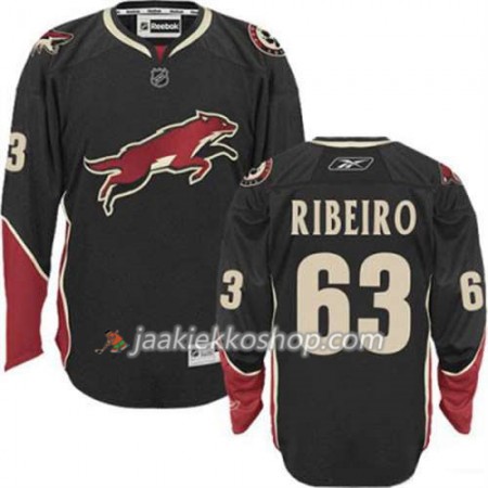 Reebok Miehille NHL Phoenix Coyotes Mike Ribeiro 63 Musta Kolmas