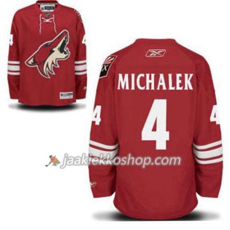 Reebok Miehille NHL Phoenix Coyotes Zbynek Michalek 4 Burgundy Punainen Koti