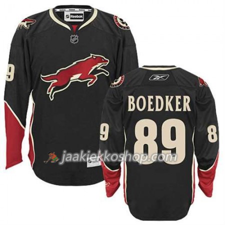 Reebok Miehille NHL Phoenix Coyotes Mikkel Boedker 89 Musta Kolmas