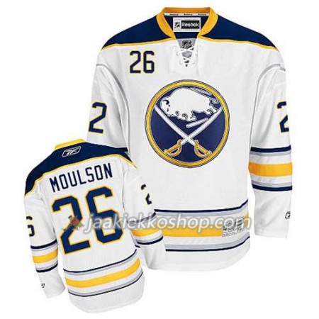 Reebok Miehille NHL Buffalo Sabres Pelipaita Matt Moulson #26 Vieras Valkoinen