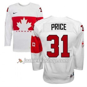 Reebok Nainen NHL Premier Kanada Team Pelipaita Carey Price #31 Koti Valkoinen Paita