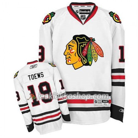 Reebok Nainen NHL Chicago Blackhawks Pelipaita Jonathan Toews #19 Premier Vieras Valkoinen