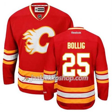 Reebok Miehille NHL Calgary Flames Pelipaita Brandon Bollig #25 Kolmas Punainen