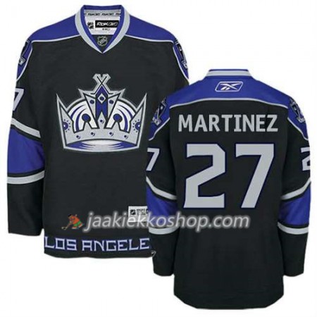 Reebok Nainen NHL Los Angeles Kings Pelipaita Alec Martinez #27 Premier Kolmas Musta