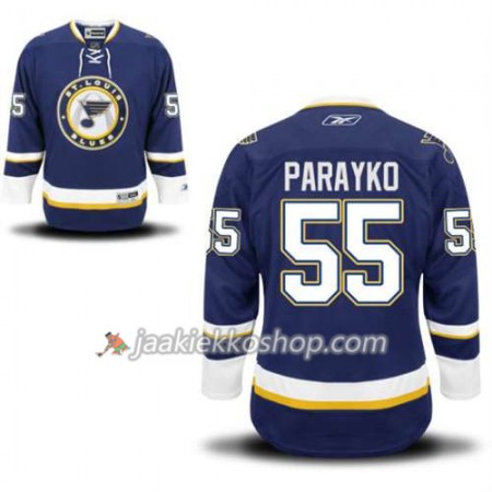 Reebok Miehille NHL St. Louis Blues Pelipaita Colton Parayko #55 Premier Vieras Sininen