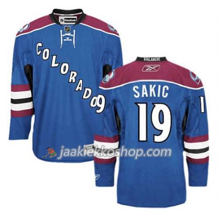 Reebok Miehille NHL Colorado Avalanche Pelipaita Joe Sakic #19 Kolmas Sininen