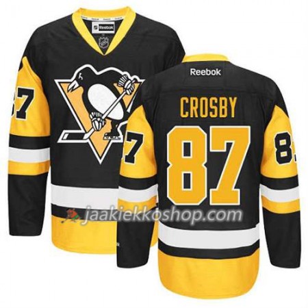 Reebok Miehille NHL Pittsburgh Penguins Pelipaita Sidney Crosby 87 Musta Kolmas