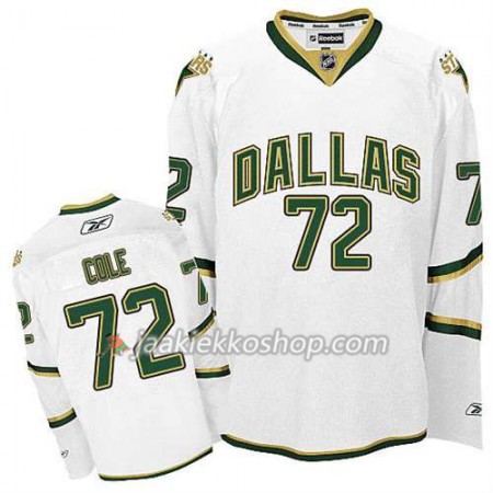 Reebok Miehille NHL Dallas Stars Pelipaita Erik Cole #72 Kolmas Valkoinen