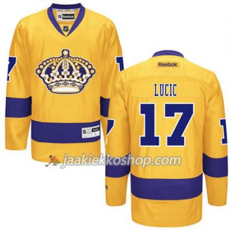 Reebok Miehille NHL Los Angeles Kings Pelipaita Milan Lucic #17 Kolmas Kulta