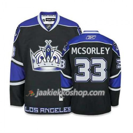 Reebok Nainen NHL Los Angeles Kings Pelipaita Marty Mcsorley #33 Premier Kolmas Musta