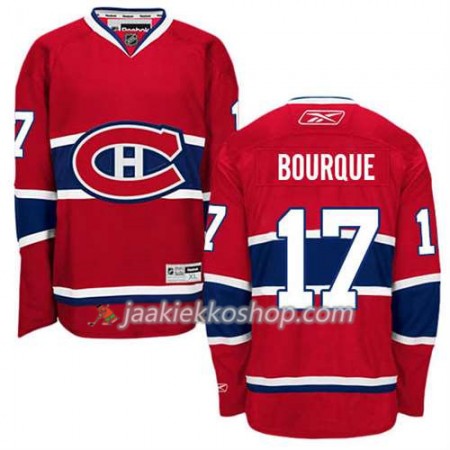Reebok Miehille NHL Montreal Canadiens Pelipaita Rene Bourque #17 Koti Punainen