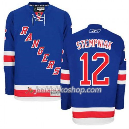 Reebok Miehille NHL New York Rangers Pelipaita Lee Stempniak #12 Koti Sininen