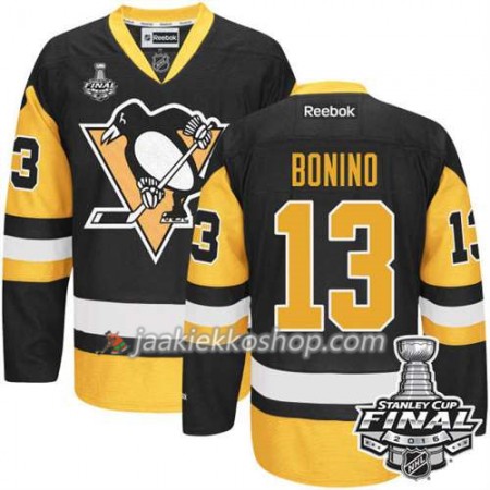 Reebok NHL Pittsburgh Penguins Pelipaita Nick Bonino #13 Kolmas 2016 Stanley Cup