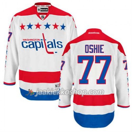 Reebok Miehille NHL Washington Capitals Pelipaita T.J. Oshie #77 Kolmas Valkoinen