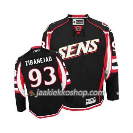 Reebok Miehille NHL Ottawa Senators Pelipaita Mika Zibanejad #93 Kolmas Musta