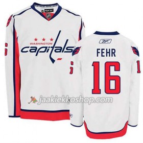 Reebok Miehille NHL Washington Capitals Pelipaita Eric Fehr #16 Vieras Valkoinen