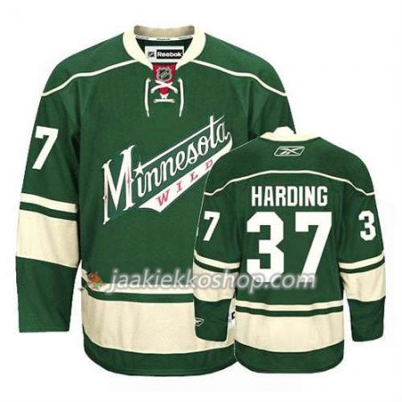 Reebok Miehille NHL Minnesota Wild Pelipaita Josh Harding #37 Kolmas Vihreä