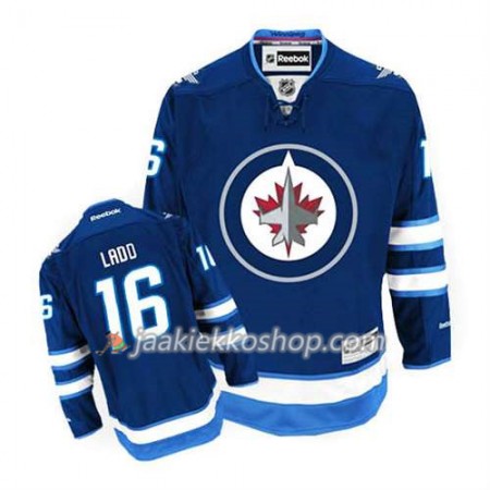 Reebok Miehille NHL Winnipeg Jets Pelipaita Andrew Ladd #16 Koti Sininen
