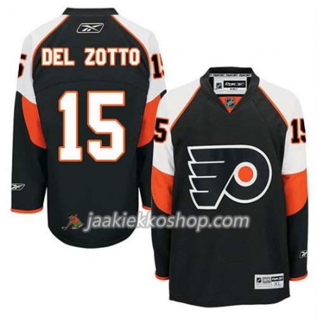 Reebok Miehille NHL Philadelphia Flyers Pelipaita Michael Del Zotto #15 Kolmas Musta