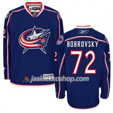 Reebok Miehille NHL Columbus Blue Jackets Pelipaita Sergei Bobrovsky #72 Koti Sininen