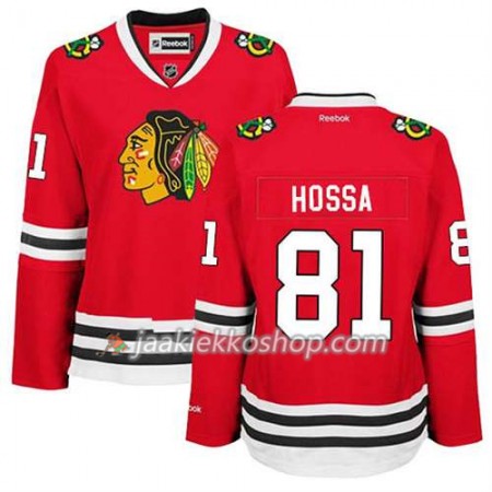 Reebok Miehille NHL Chicago Blackhawks Pelipaita Marian Hossa #81 Koti Punainen