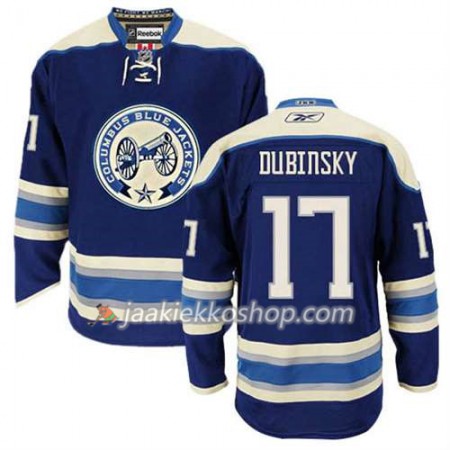 Reebok Miehille NHL Columbus Blue Jackets Pelipaita Brandon Dubinsky #17 Kolmas Sininen