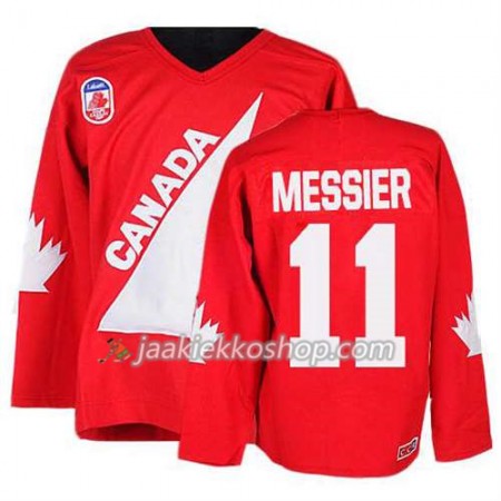 Reebok Miehille NHL Premier Kanada Team Pelipaita Mark Messier #11 Punainen Paita