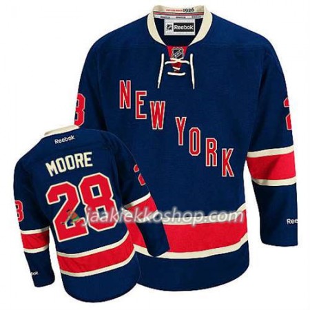 Reebok Miehille NHL New York Rangers Pelipaita Dominic Moore #28 Kolmas Sininen
