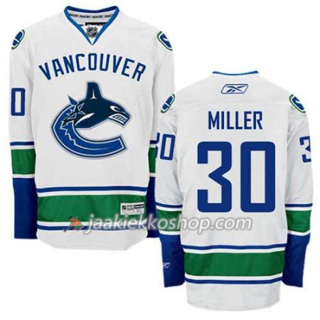 Reebok Miehille NHL Vancouver Canucks Pelipaita Ryan Miller #30 Vieras Valkoinen