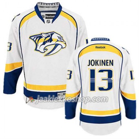 Reebok Miehille NHL Nashville Predators Pelipaita Olli Jokinen #13 Vieras Valkoinen