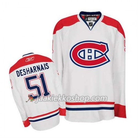 Reebok Miehille NHL Montreal Canadiens Pelipaita David Desharnais #51 Vieras Valkoinen
