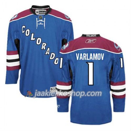 Reebok Miehille NHL Colorado Avalanche Pelipaita Semyon Varlamov #1 Kolmas Sininen Reebok Miehille NHL Colorado Avalanche Pelipaita Semyon Varlamov #1 Kolmas Sininen