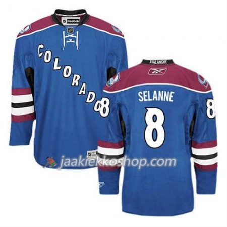 Reebok Miehille NHL Colorado Avalanche Pelipaita Teemu Selanne #8 Kolmas Sininen