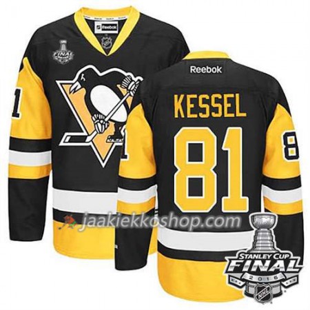 Reebok NHL Pittsburgh Penguins Pelipaita Phil Kessel #81 Kolmas 2016 Stanley Cup