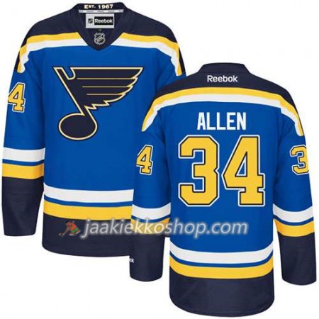 Reebok Miehille NHL St. Louis Blues Pelipaita Jake Allen Reebok Premier Koti #34